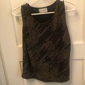 Visions Black and Gold Women's Top for those evenings out. A little stretch